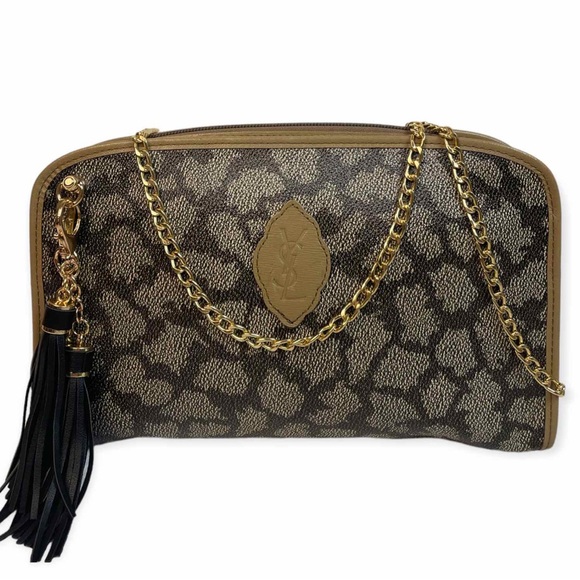 YSL Yves Saint Laurent Crossbody Bag Converted Authentic - Picture 1 of 16